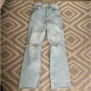 High Rise Light Wash Zara Jeans
